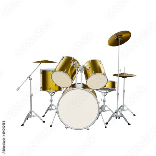Musical Instrument 3D Illustration Object