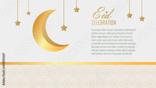 Vector Arabic islamic luxury ornamental background with islamic border pattern