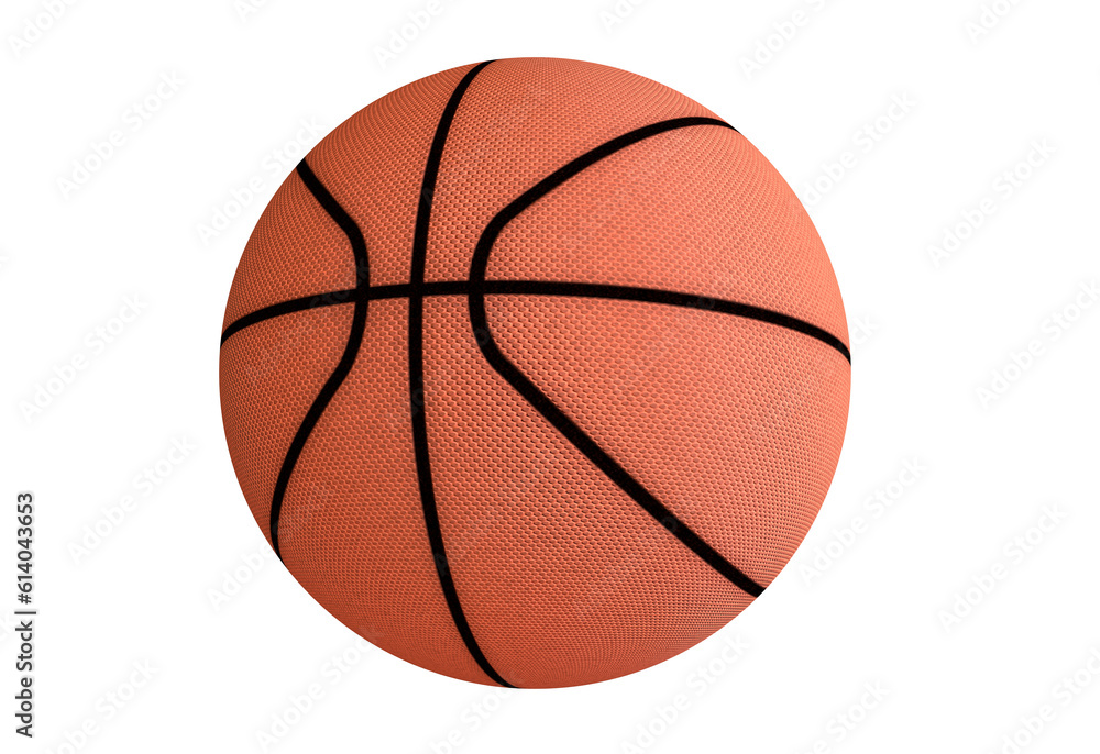 Fototapeta premium Basketball on Transparent Background