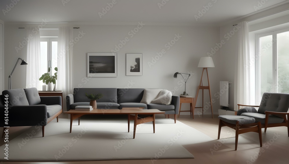 Scandinavian Living room | ai-generated Scandinavian Living room | ai-generated