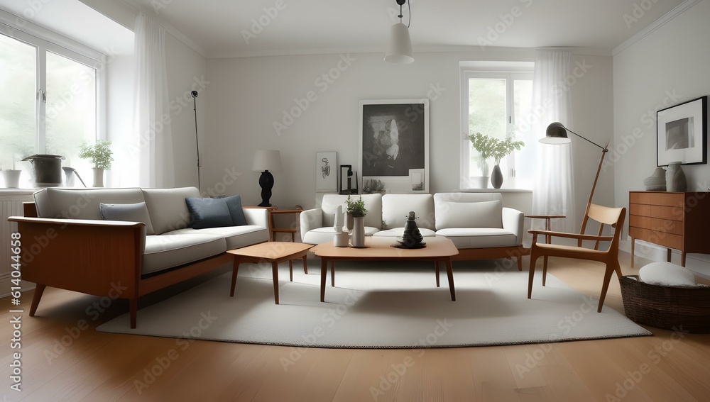 Scandinavian Living room | ai-generated Scandinavian Living room | ai-generated