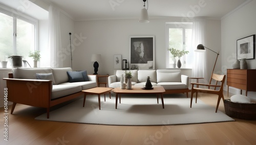 Scandinavian Living room   ai-generated © Andre