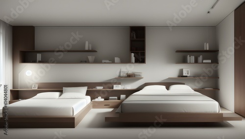 Minimalist Bedroom | ai-generated