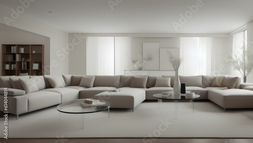 Minimalist Living room | ai-generated