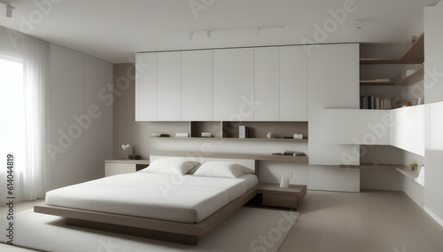 Minimalist Bedroom | ai-generated