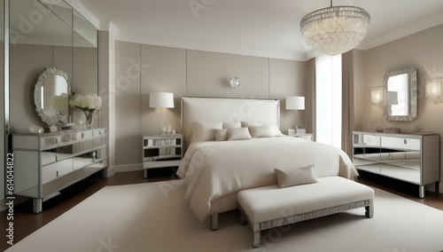 Art Deco Bedroom | ai-generated