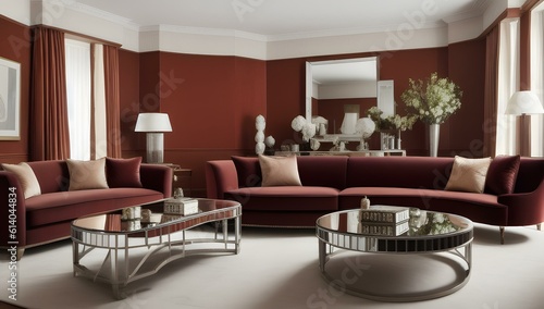 Art Deco Living room | ai-generated