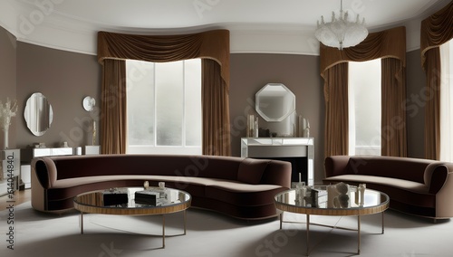 Art Deco Living room | ai-generated