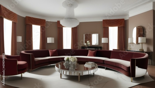 Art Deco Living room | ai-generated