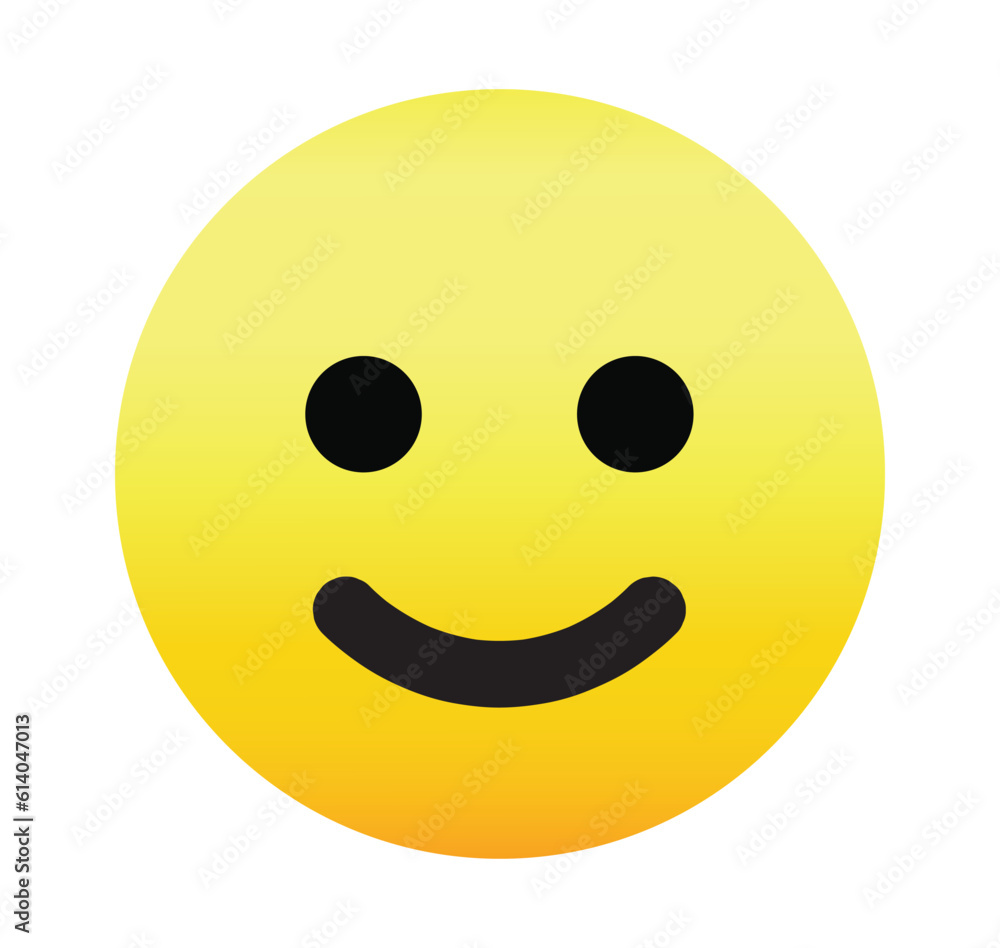 Fototapeta premium Emoticon emoji icon. Emoji icon.