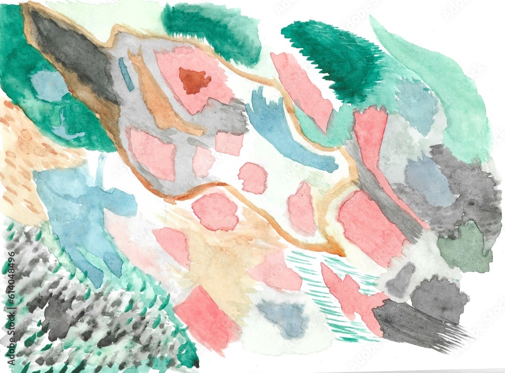 Fototapeta premium abstract watercolor background