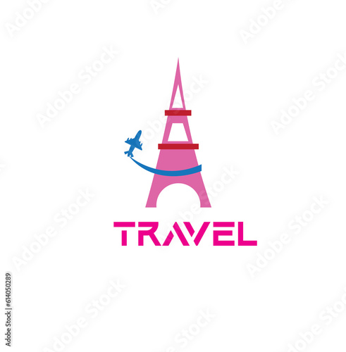Travel logo or minimalist or flat holiday logo