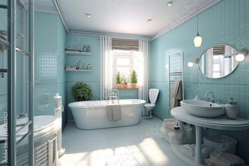 Clean and fresh bathroom © Sasint