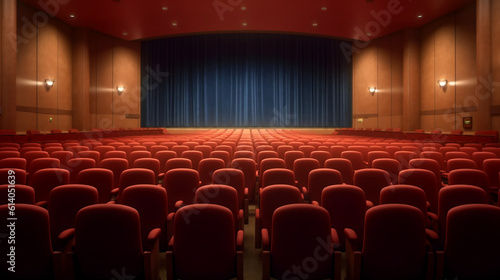 empty theater. Generative AI