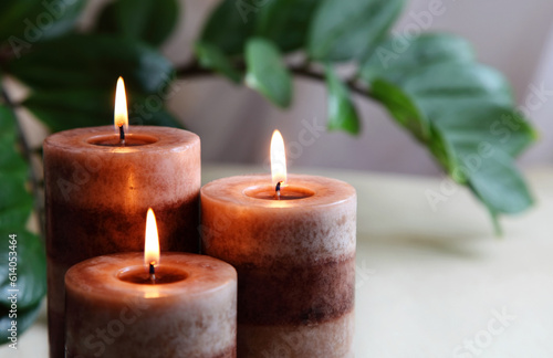spa concept candle