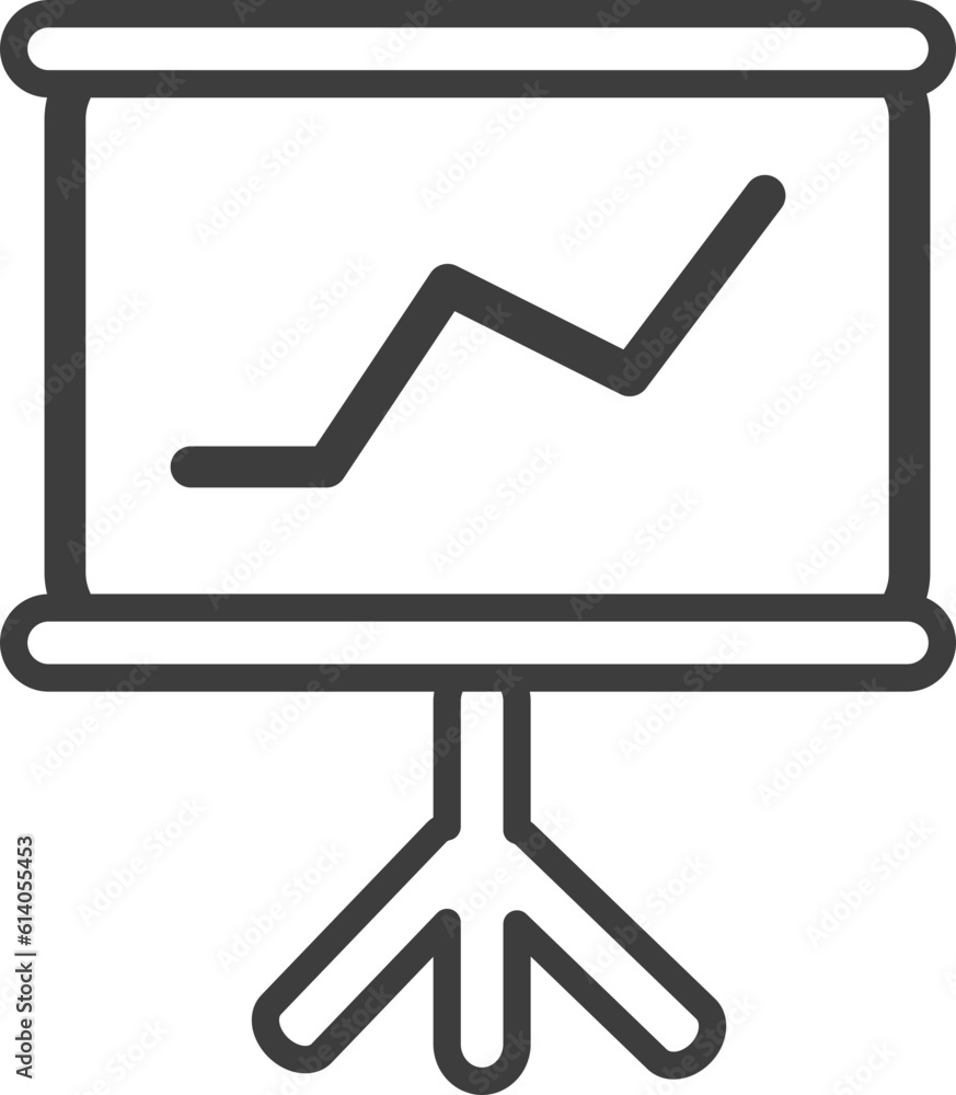 growth finance graph outline icon, monoline icons. growth finance graph outline icon, monoline icons.