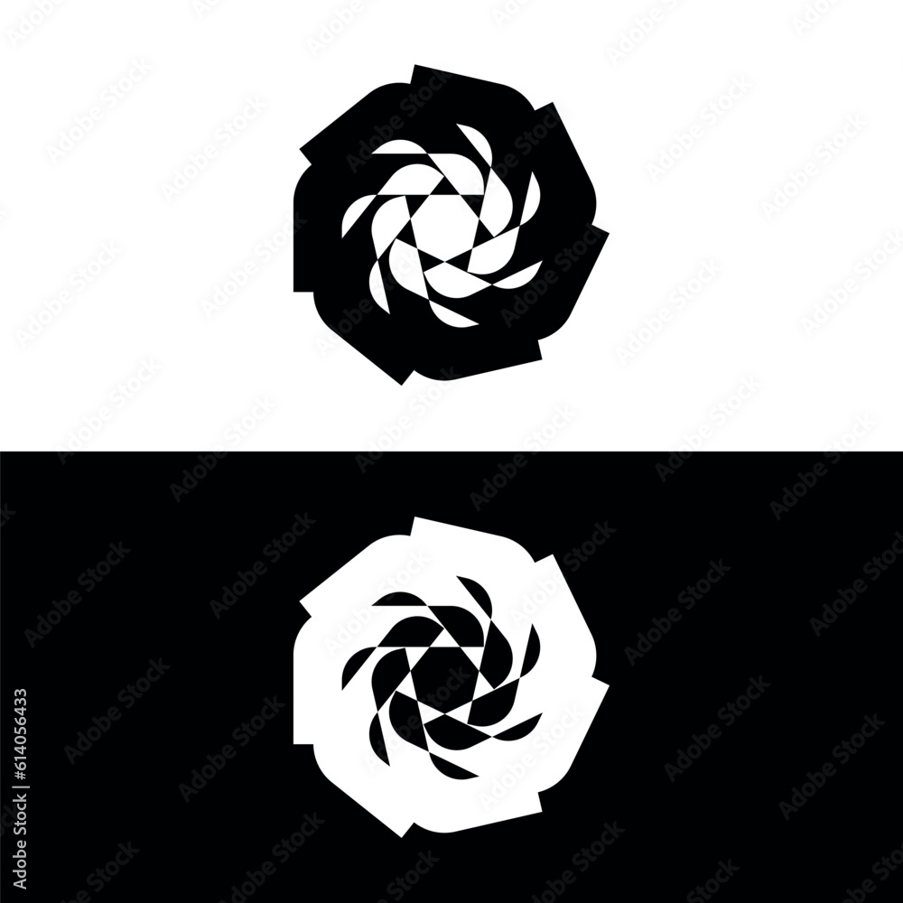 Circle vector logo template illustration . Circle icon silhouette Circle vector logo template illustration . Circle icon silhouette