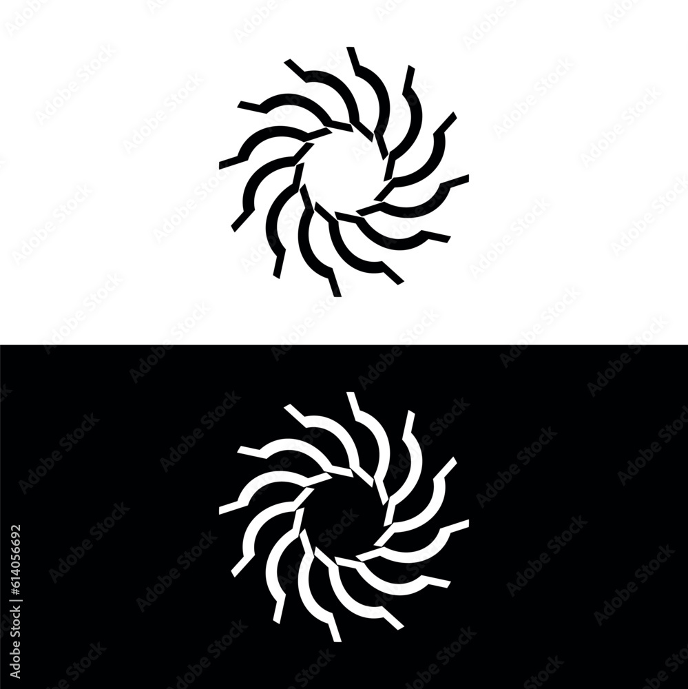 Circle vector logo template design . Circle logo silhouette Circle vector logo template design . Circle logo silhouette