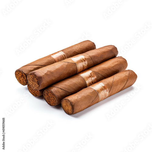 Cigar isolated on a white background.