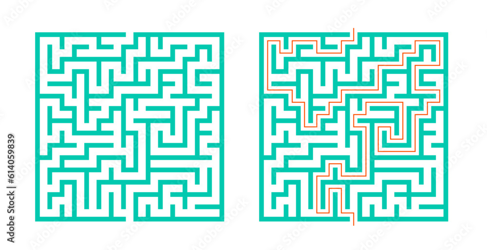 abstract labyrinth puzzle game banner solve the mystery abstract labyrinth puzzle game banner solve the mystery