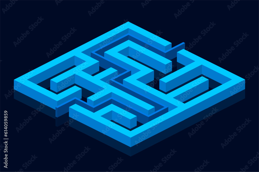 3d style maze puzzle pattern background discover the right path 3d style maze puzzle pattern background discover the right path