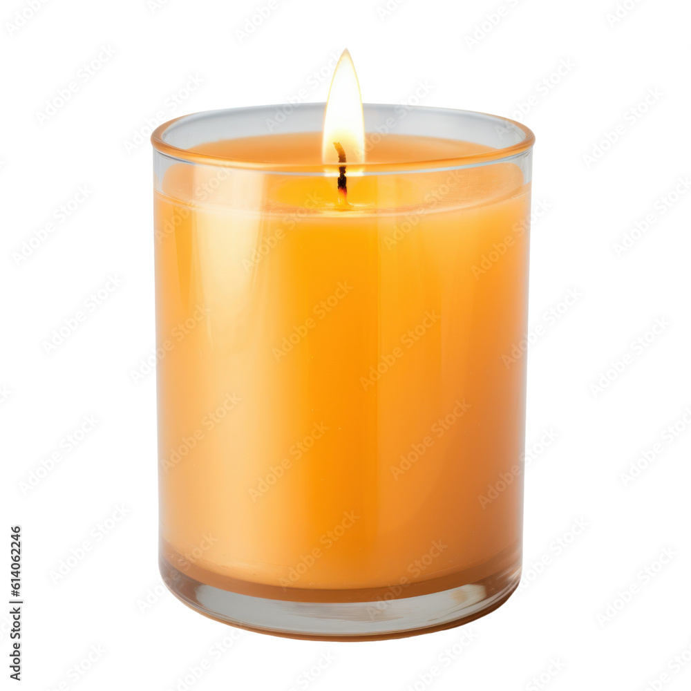 burning candle isolated on transparent background cutout burning candle isolated on transparent background cutout
