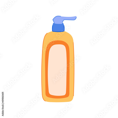 summer sun cream cartoon. cosmetic beach, spf bottle summer sun cream sign. isolated symbol vector illustration