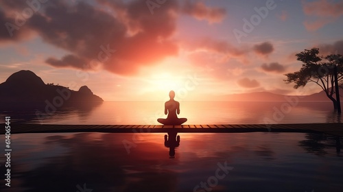 yoga at sunrise