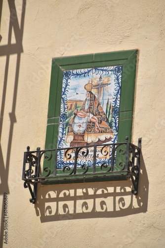Imagen de la Virgen en Granada