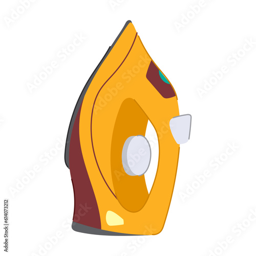steam iron laundry cartoon. electric clothes, cloth water steam iron laundry sign. isolated symbol vector illustration