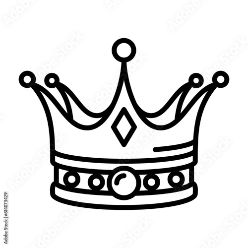 Crown Icon Design Vector template Illustration