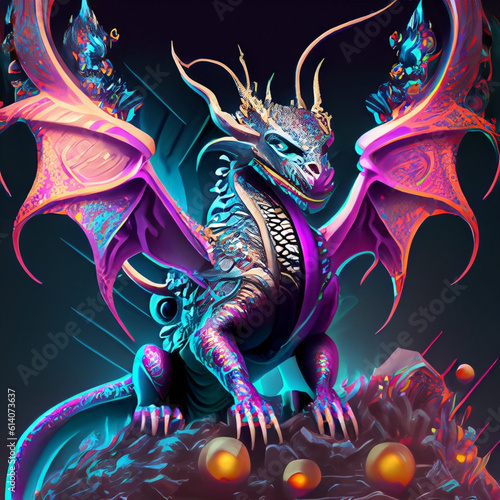 Void Dragon v1 © Joey The Magic1an