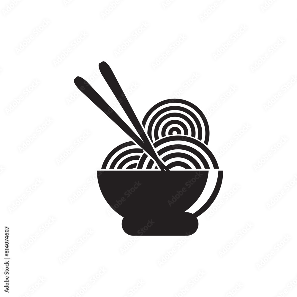Noodle icon logo vector,illustration design template. Noodle icon logo vector,illustration design template.