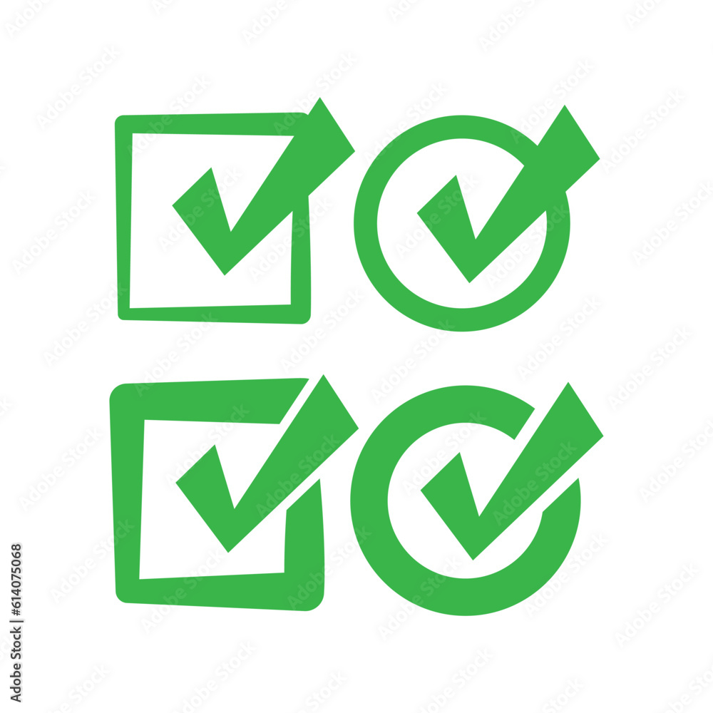 green checkmark vector icon green checkmark vector icon