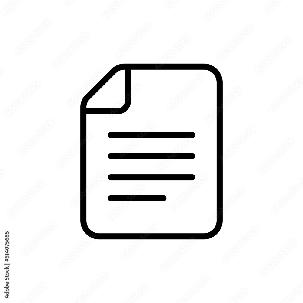 File Icon Illustration for Document Management File Icon Illustration for Document Management