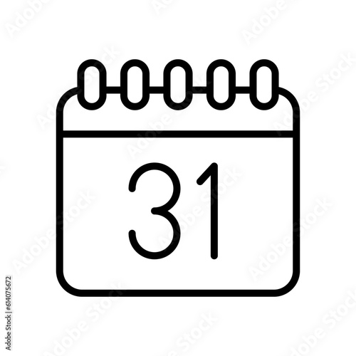 Calendar Icon Set for Schedule and Events