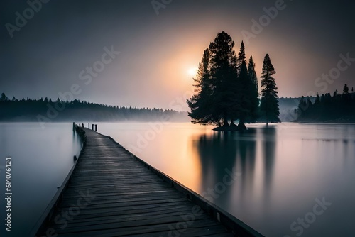 sunrise on the lake