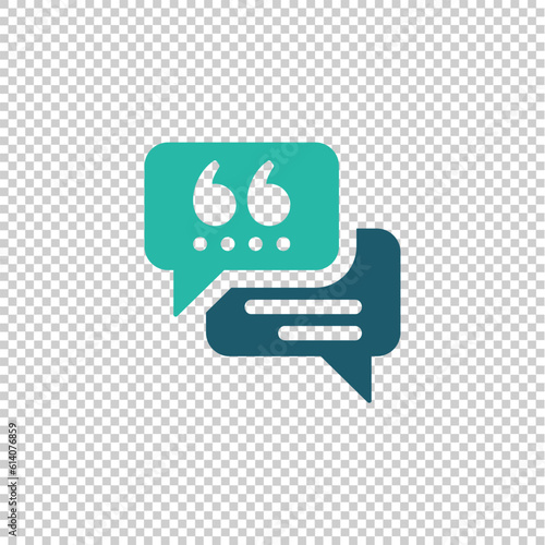  SMS icon isolated on transparent background style. Chat icon. Message symbol. SMS Flat sign vector template 