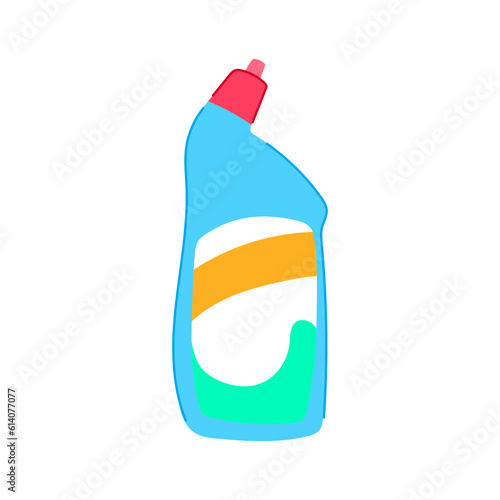 household toilet cleaner cartoon. bathroom clean, detergent product household toilet cleaner sign. isolated symbol vector illustration