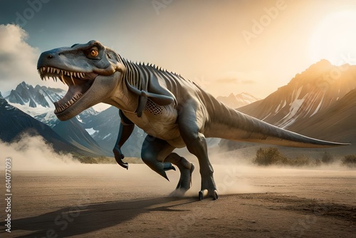 tyrannosaurus dinosaur 3d render © SAJAWAL JUTT