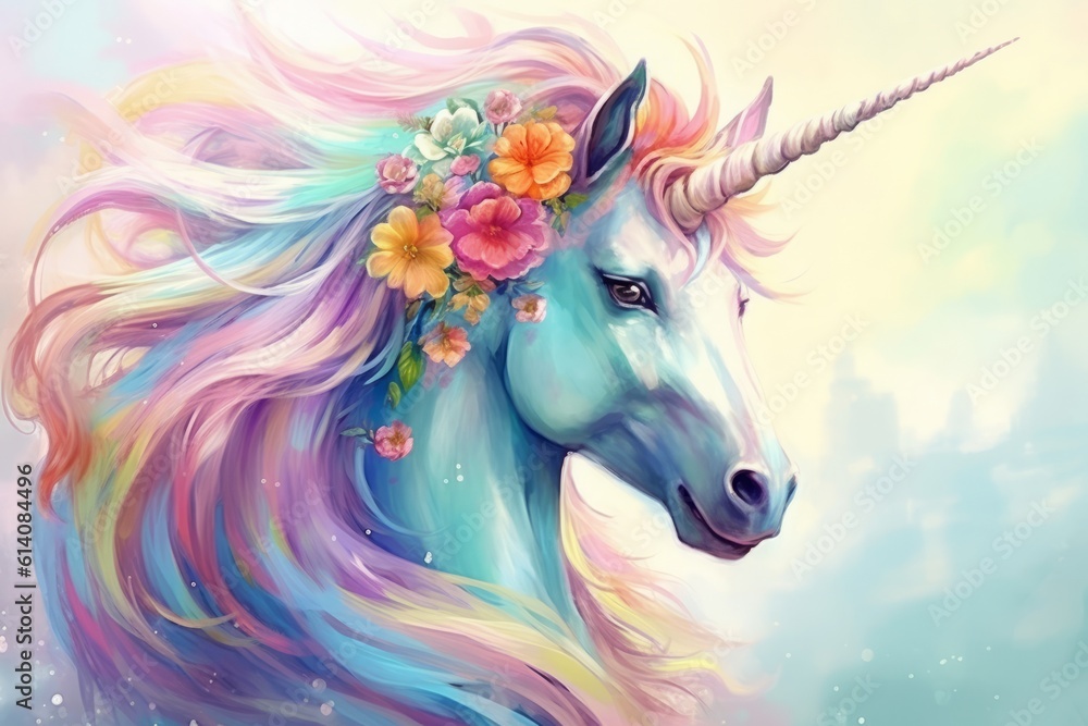 Fototapeta premium ユニコーン,Generative AI AI画像