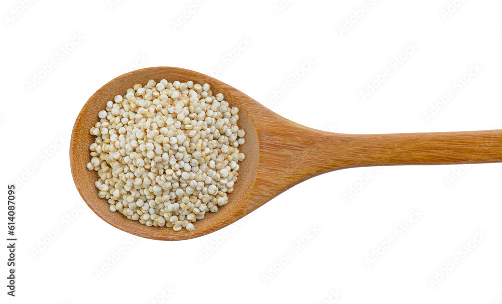 Quinoa in a spoon on transparent png Quinoa in a spoon on transparent png