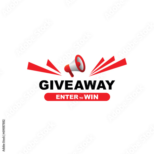 giveaway sign	