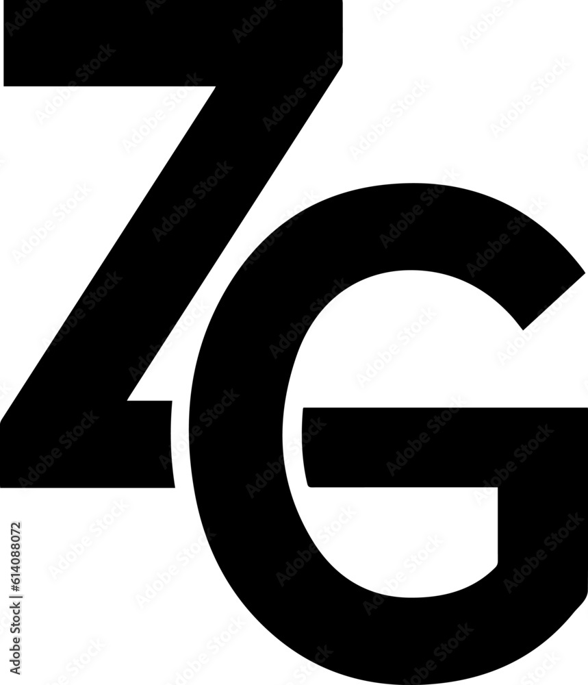 ZG Logo Design Creative and Memorable Z G Letter Combination, ZG Z G