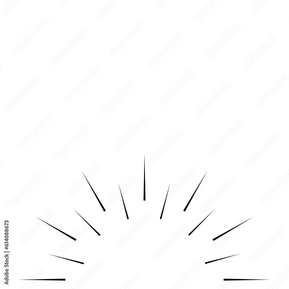 Obraz premium Light burst line