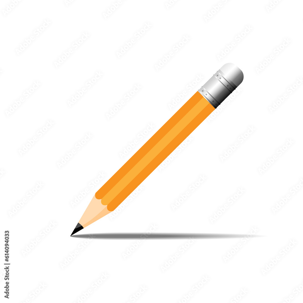 Pencil isolated on white background. Vector illustration Pencil isolated on white background. Vector illustration
