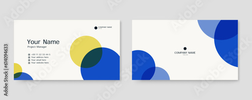 creative modern name card and business card
