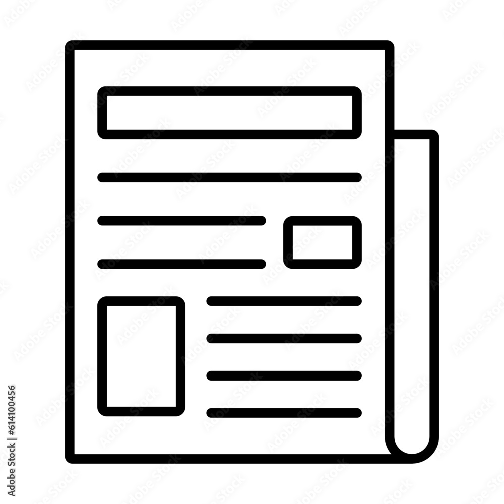 Newspaper Icon Newspaper Icon