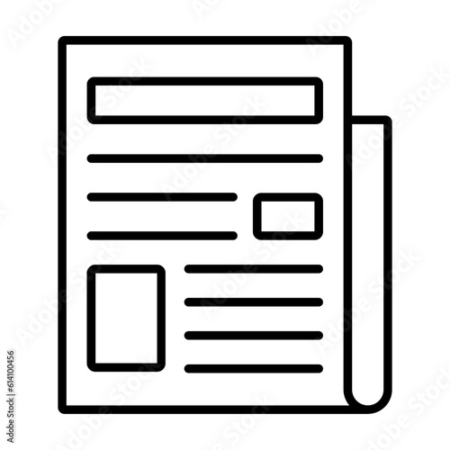 Newspaper Icon