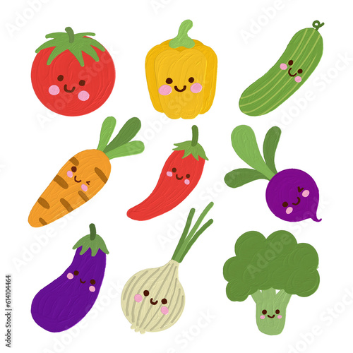 Wallpaper Mural Oil color vegetable  Torontodigital.ca